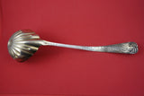 Acanthus by Shiebler Sterling Silver Punch Ladle GW BC w/flower in bowl 14 3/4"