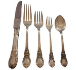 American Victorian by Lunt Sterling Silver Flatware Set For 8 Service 46 Pieces
