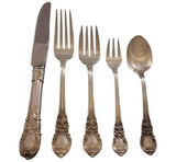 American Victorian by Lunt Sterling Silver Flatware Set For 8 Service 46 Pieces