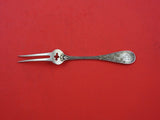 Japanese by Tiffany and Co Sterling Silver Fruit Fork rare pierced  5 3/8"