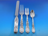 Chrysanthemum by Tiffany & Co Sterling Silver Flatware Set 12 Service 60 pcs Din