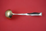 Flora by Shiebler Sterling Silver Soup Ladle w/ garden lily GW 11 3/8"