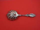 Lily by Whiting Sterling Silver Ice Spoon Serving Pierced Original 9" Rare