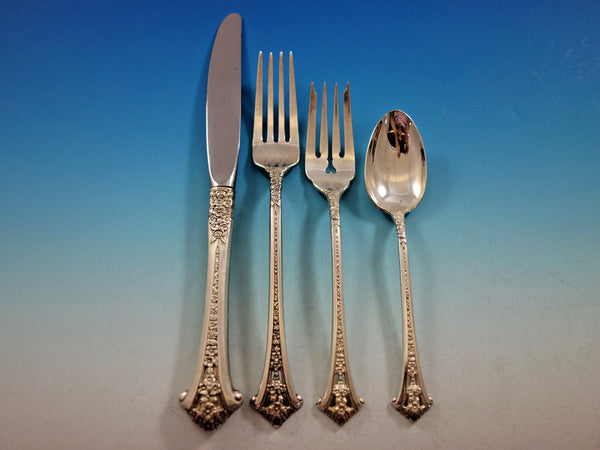 Classic Bouquet by Gorham Sterling Silver Flatware Set for 8 Service 37 pieces
