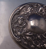 Art Nouveau Sterling Silver and Cut Crystal Dresser Jar Circa 1900 (#7247)
