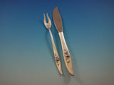 Belle Rose by Oneida Sterling Silver Flatware Set for 6 Service 31 Pieces