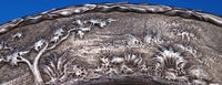 Repousse by Kirk & Son Inc 925/1000 Silver Architectural Plate 2703 12.5" #8383