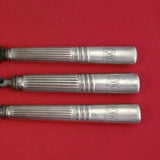 Tiffany and Co Sterling Silver Roast Carving Set 3pc Custom Pattern Circa 1880