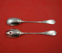 Page Brothers (P. Freres) French Sterling Silver Salad Serving Set 2pc w/ Clover