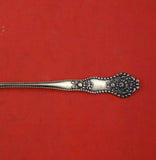 Adolphus by Mount Vernon Sterling Silver Olive Spoon Pierced Flower Orig 5 1/4"