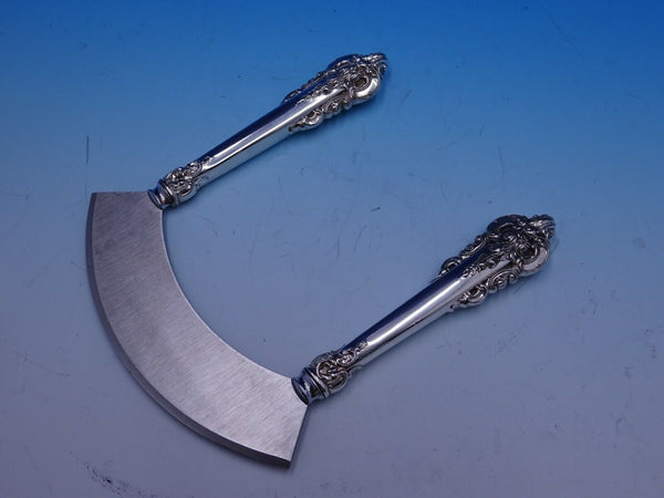 Grande Baroque by Wallace Sterling Silver Mezzaluna Knife 6 1/4" Custom Made