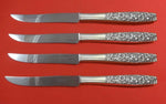 Contessina by Towle Sterling Silver Steak Knife Set 4pc Large Texas Sized Custom