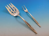 Floral Lace by Lunt Sterling Silver Flatware Set for 8 Service 41 pieces