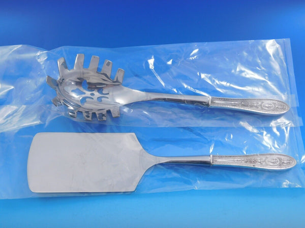 Wedgwood by International Sterling Italian Pasta Server Set 2pc HHWS  Custom