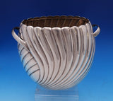 Italian Sterling Silver Wine Cooler Vase with Handles Modern by FC (#8343)