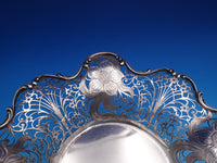 Roger Williams Sterling Silver Fruit Bowl Floral Pierced Chased #768S (#8222)