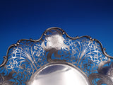 Roger Williams Sterling Silver Fruit Bowl Floral Pierced Chased #768S (#8222)