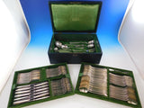 Printania by Christofle France Silverplate Flatware Set Service 100 Pcs in Box