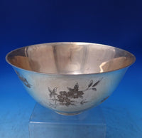 Dogwood by Kirk Sterling Silver Ice Bowl Hand Engraved #79 4" x 8" (#7148)