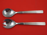 Bernadotte by Georg Jensen Sterling Silver Salad Serving Set 2pc HH WS Orig 9"