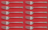 Chippendale by Towle Sterling Silver Salad Fork Set 12 pieces 6 5/8"