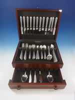 Normandie by Wallace Sterling Silver Flatware Set For 12 Service 99 Pieces