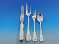 Fleury by Fortunoff Italy Sterling Silver Flatware Set Service Dinner 42 pieces
