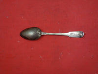 English Georgian Sterling Silver Dessert Spoon 1795 London  6 7/8"