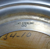 Modern Classic by Lunt Sterling Silver Nut Bowl Pecan Wood #1212 9 3/4" (#8609)