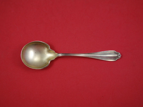 Stratford by Whiting Sterling Silver Sugar Spoon Gold-Washed 6" Server Vintage
