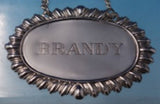 Gadroon by Unknown Sterling Silver Liquor Label "Brandy" #352 2 1/4" (#5044)