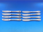 Lily of the Valley Gorham Sterling Silver Butter Spreader HH Modern Set 8 pcs
