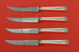 Trianon by International Sterling Silver Steak Knife Set 4pc HHWS  Custom 8 1/2"