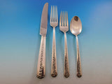 Rambler Rose by Towle Sterling Silver Flatware Set for 6 Service 34 pcs