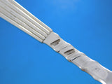 Plisse Pleated by E. Dragsted Danish Sterling Silver Flatware Set Service 40 pcs