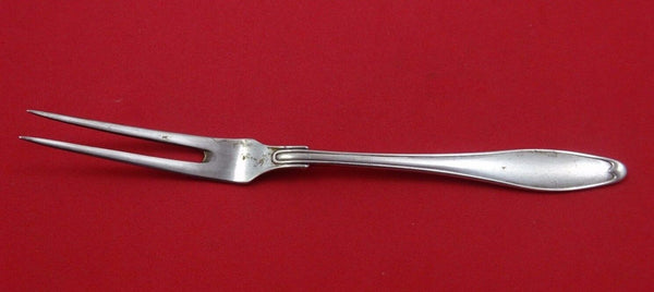 Jens Anderson Danish Sterling Silver Cold Cut Fork Two Tine 6 5/8"