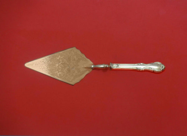 Southern Colonial by International Sterling Pastry Server Fancy Vermeil Custom