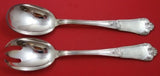 Floreale by Zaramella Argenti Italian Sterling Salad Serving Set 2pc Never Used
