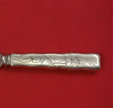 Lap Over Edge Acid Etched by Tiffany Sterling Silver Regular Knife Hibiscus