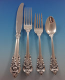 Grande Baroque by Wallace Sterling Silver Flatware Set For 8 Service 32 Pieces