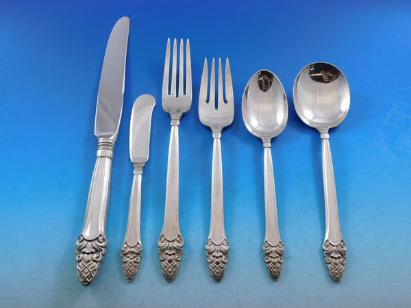 Sovereign Old by Gorham Sterling Silver Flatware Set for 6 Service 45 pieces