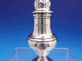 English Sterling Silver Pepper Shaker Salt Dip Set Crichton c1910 7.5 oz (#9228)