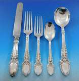 Broom Corn by Tiffany & Co Sterling Silver Flatware Set 12 Service 62 pcs Dinner