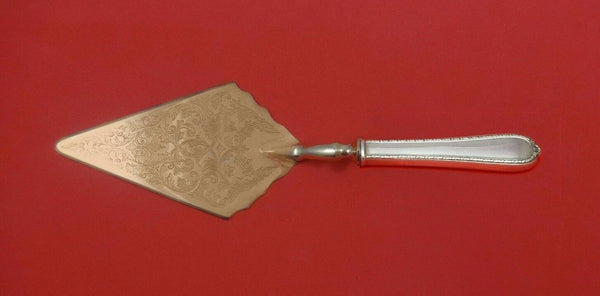 Pine Tree by International Sterling Silver Pastry Server Fancy Vermeil HH Custom