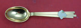 Christmas by A. Michelsen Sterling Silver Teaspoon 1943 Olaf Staehr Nielsen