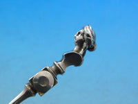 Bust by Gorham Sterling Silver Ice Cream Spoon Gold Washed 6" Vintage Figural