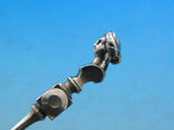 Bust by Gorham Sterling Silver Ice Cream Spoon Gold Washed 6" Vintage Figural