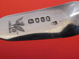 Robert Cruiekshank English Georgian Sterling Silver Platter Spoon w/Bell 11 1/2"