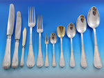 Jarosinski Austrian 800 Silver Flatware Set Service 211 pieces with Bow & Ribbon