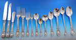 Charles II by Lunt Sterling Silver Flatware Set For 12 Service 174 Pieces Dinner